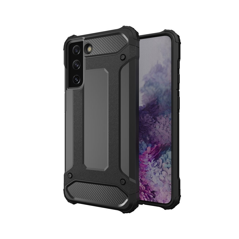 Capa Hybrid Armor Capa resistente e resistente para Samsung Galaxy S21 + 5G (S21 Plus 5G) preta