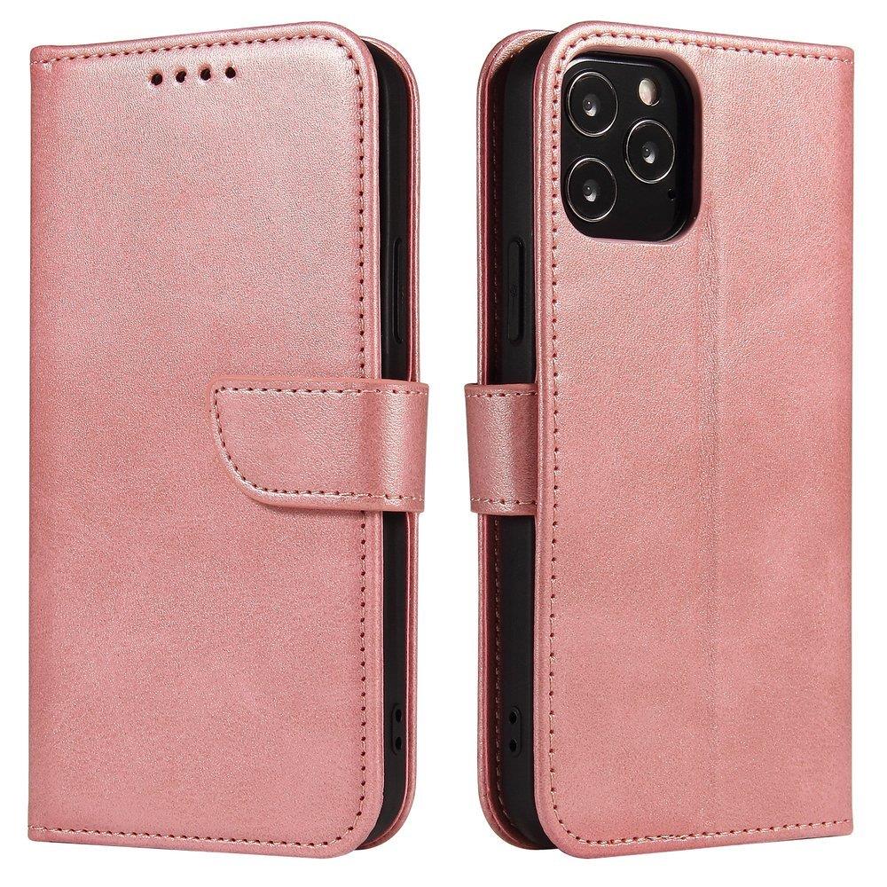 Estojo Ímã elegante estante tipo estante com suporte para iPhone 11 rosa