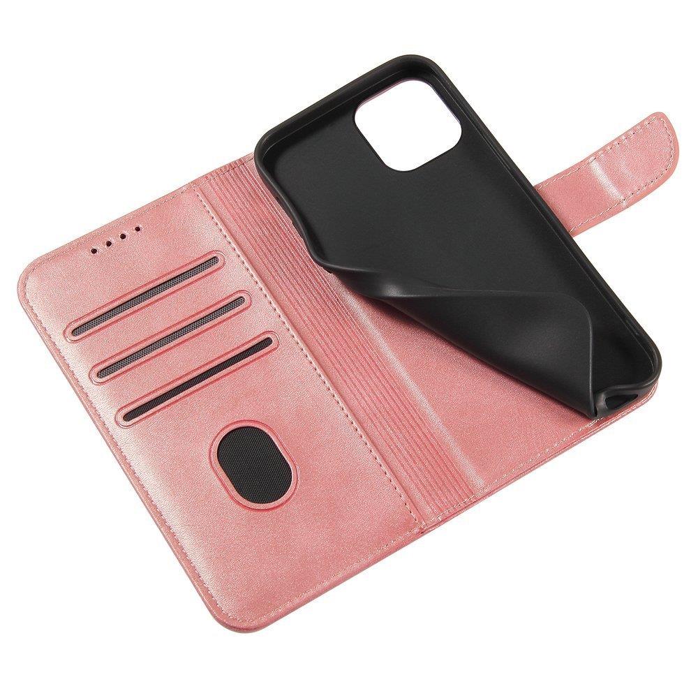 Estojo Ímã elegante estante tipo estante com suporte para iPhone 11 rosa