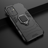 Ring Armor Case Kickstand Capa resistente e resistente para OnePlus 9 preto