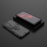 Ring Armor Case Kickstand Capa resistente e resistente para OnePlus 9 preto