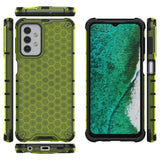 Capa de armadura de favo de mel com pára-choque de TPU para Samsung Galaxy A32 5G verde