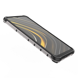 Capa de armadura em caixa de favo de mel com pára-choque de TPU para Xiaomi Poco M3  -  Xiaomi Redmi 9T preto