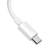 Conjunto de cabos de dados Baseus Simple Wisdom (2 unidades) USB - micro USB 21 A 15 m branco (TZCAMZJ-02)