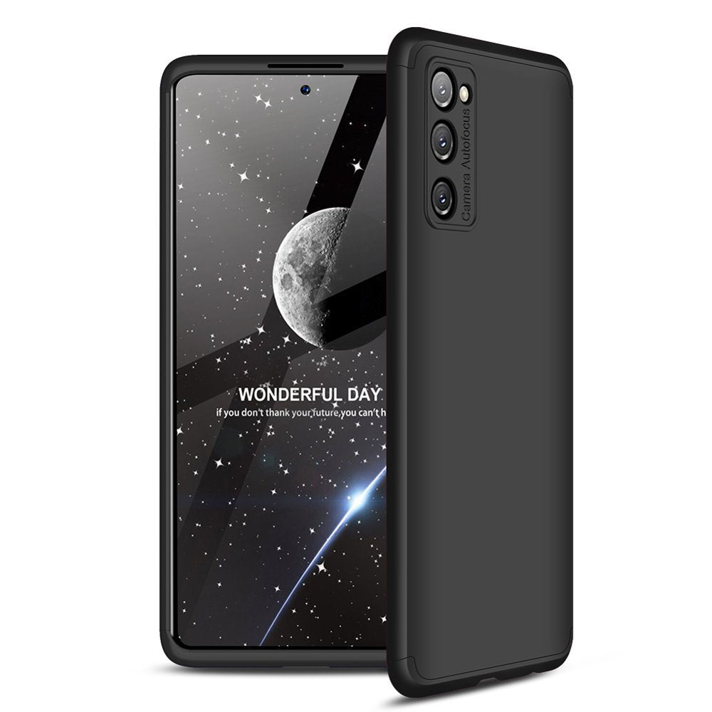 Capa de proteção GKK 360 frontal e traseira capa completa para o corpo Samsung Galaxy S20 FE 5G preto