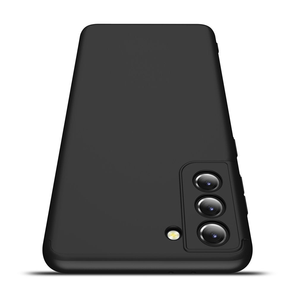 Capa de proteção GKK 360 frontal e traseira capa completa para Samsung Galaxy S21 5G preto