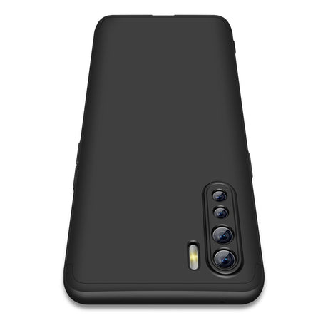 GKK 360 Capa de proteção frontal e traseira capa de corpo inteiro Oppo Reno3  -  A91  -  F15 preto