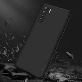 GKK 360 Capa de proteção frontal e traseira capa de corpo inteiro Oppo Reno3  -  A91  -  F15 preto