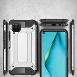 Hybrid Armor Case Capa resistente e resistente para Oppo A73 2020 preto