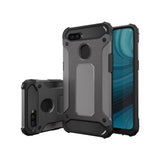 Hybrid Armor Case Capa resistente e resistente para Oppo A12  -  A5s  -  A7 preto