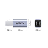 Ugreen USB Tipo-C - adaptador USB tipo B cinza (US382)