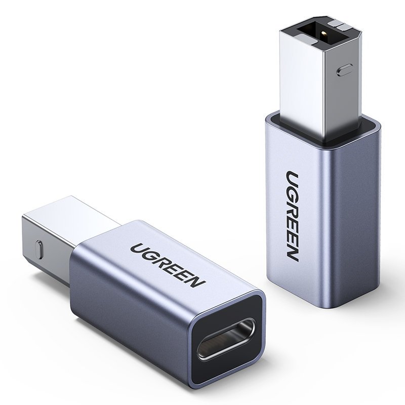 Ugreen USB Tipo-C - adaptador USB tipo B cinza (US382)