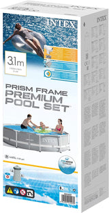 Intex - Prism Frame Pool Conjunto 3,66m x 76cm (26712) /brinquedos externos /cinza