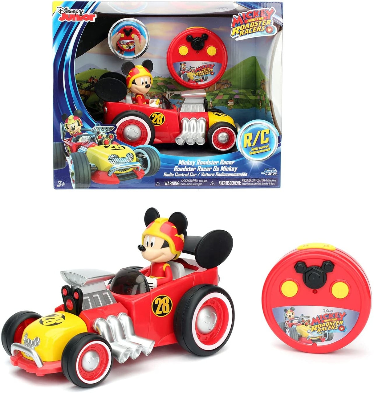 Carro Mickey Roadster Racer - R/C