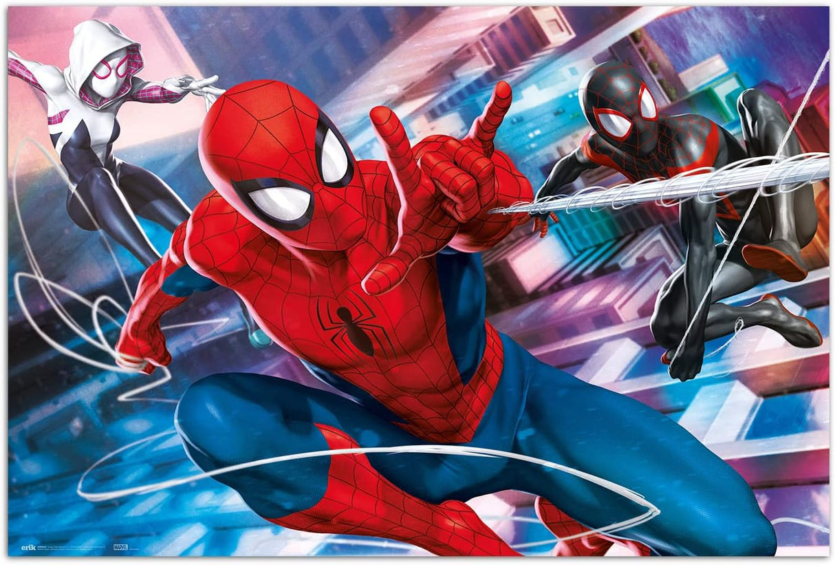 Poster Homem-Aranha Peter Parker Miles Morales 61 x 91,5 cm