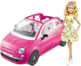 Barbie GXR57 - Boneca e carro Fiat 500