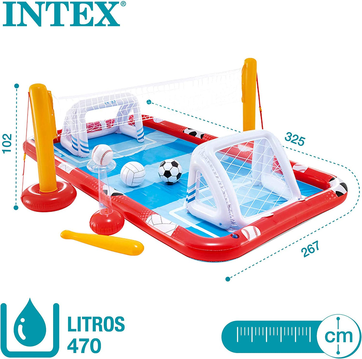 Intex - Action Sports Play Center (57147) /brinquedos externos /multi