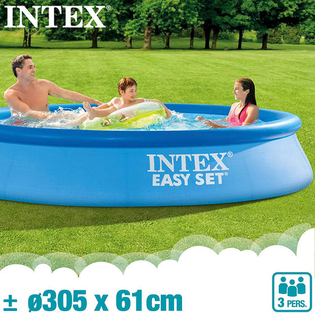 Intex - Pool fácil de ajuste 305 x 61 cm (3.077 L) (28116) /brinquedos externos /azul