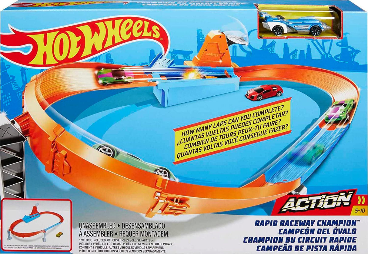 Pista Mattel Campeão Hot Wheels Rapid Raceway