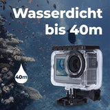 Rollei Action Cam 9s Plus Câmara de Ação 4K à prova d’agua com Acessórios