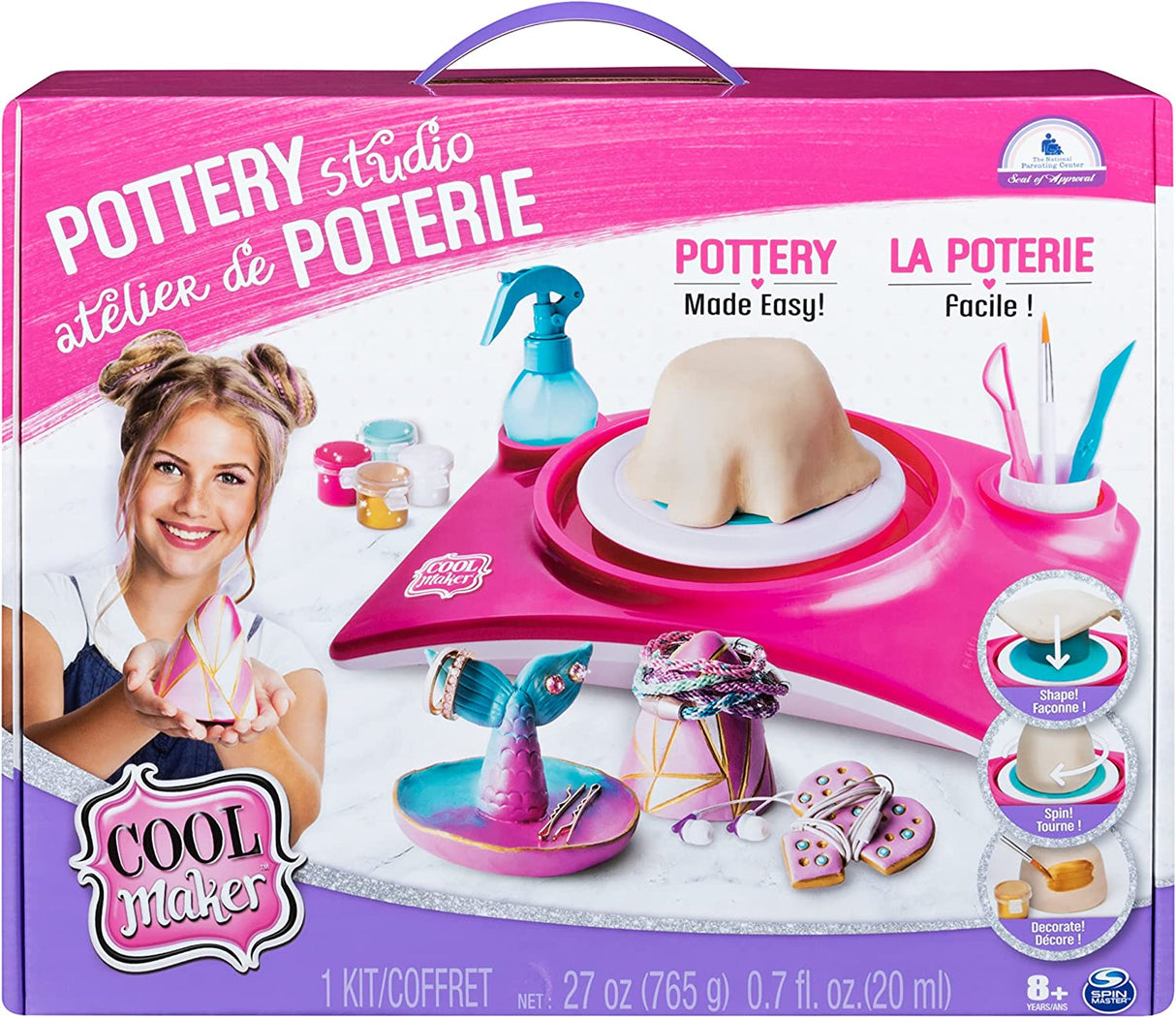 COOL MAKER Kit de Artesanato Pottery Studio