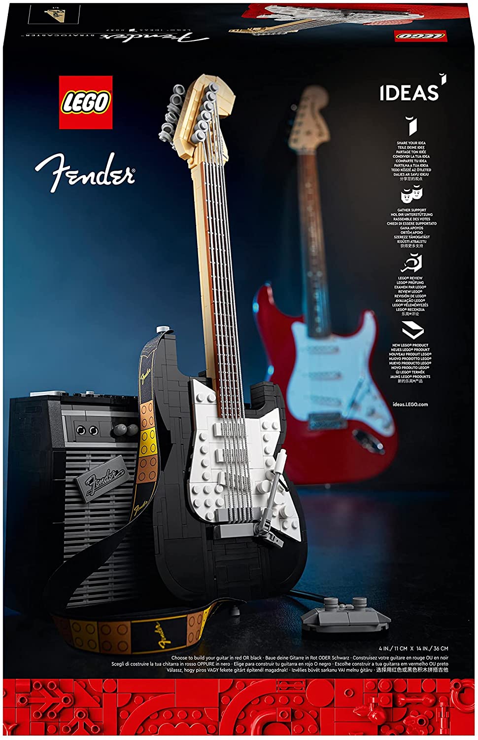 LEGO Fender Stratocaster 21329