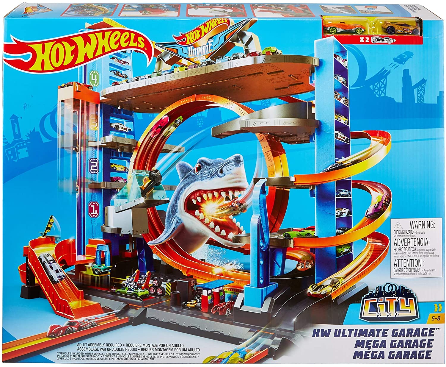 Hot Wheels Pista Ultimate Garage Tubarao Shark Loop Racetrack Multishop.pt