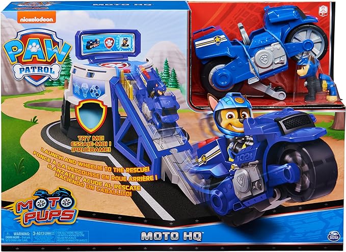 Patrulha Pata Moto Pups HQ Playset