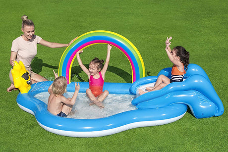 Bestway - Rainbow n 'Shine Pool and Play Center - 2,57m x 1,45m x 91cm (53092)