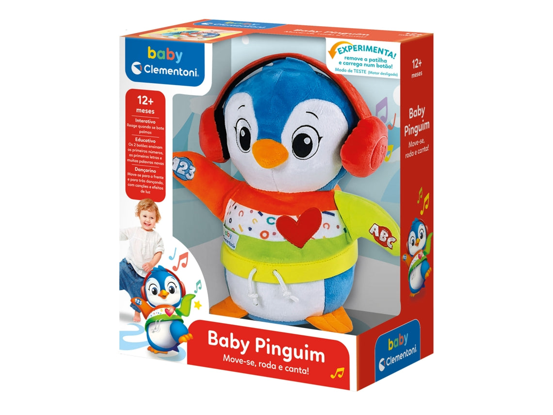 Baby Pinguim Dançarino da Neve - Clementoni