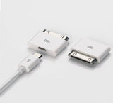 Adaptador 30 pin para Micro USB para iPhone iPad iPod - Multi4you®