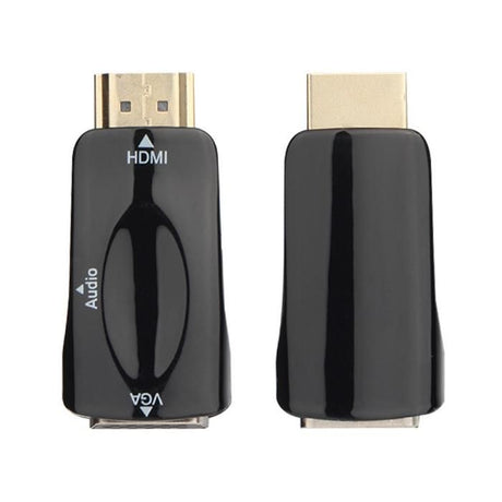 Adaptador Conversor HDMI para VGA com Áudio (Preto) - Multi4you®