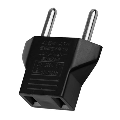 Adaptador de Tomada EUA para EU (Preto) - Multi4you®