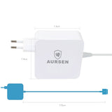 Aursen Carregador para Apple MacBook Tipo T MagSafe 2 Power Adapter (85W) A1435/A1465/A1502