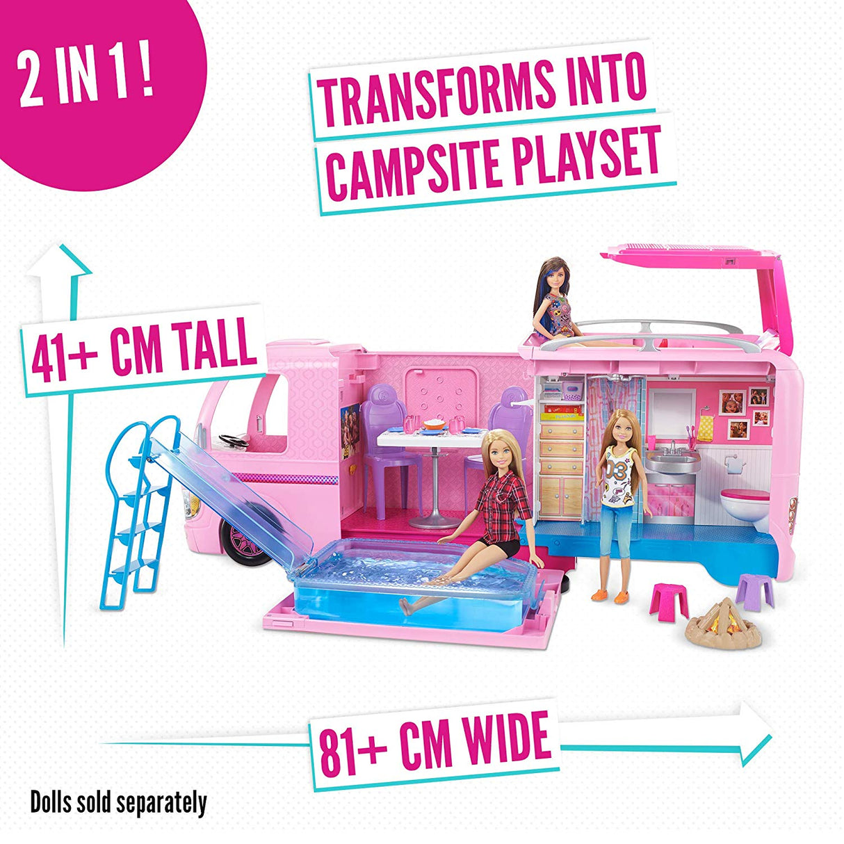 Autocaravana da Barbie - DreamCamper Mattel