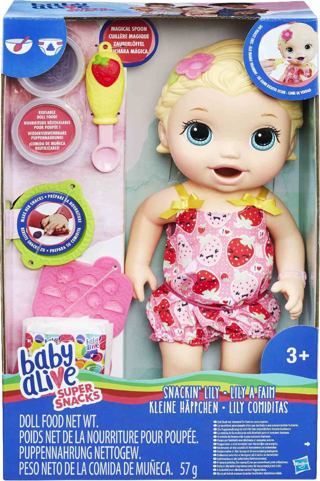 Baby Alive Snackin Lily / Hora de Comer (Envio aleatório)