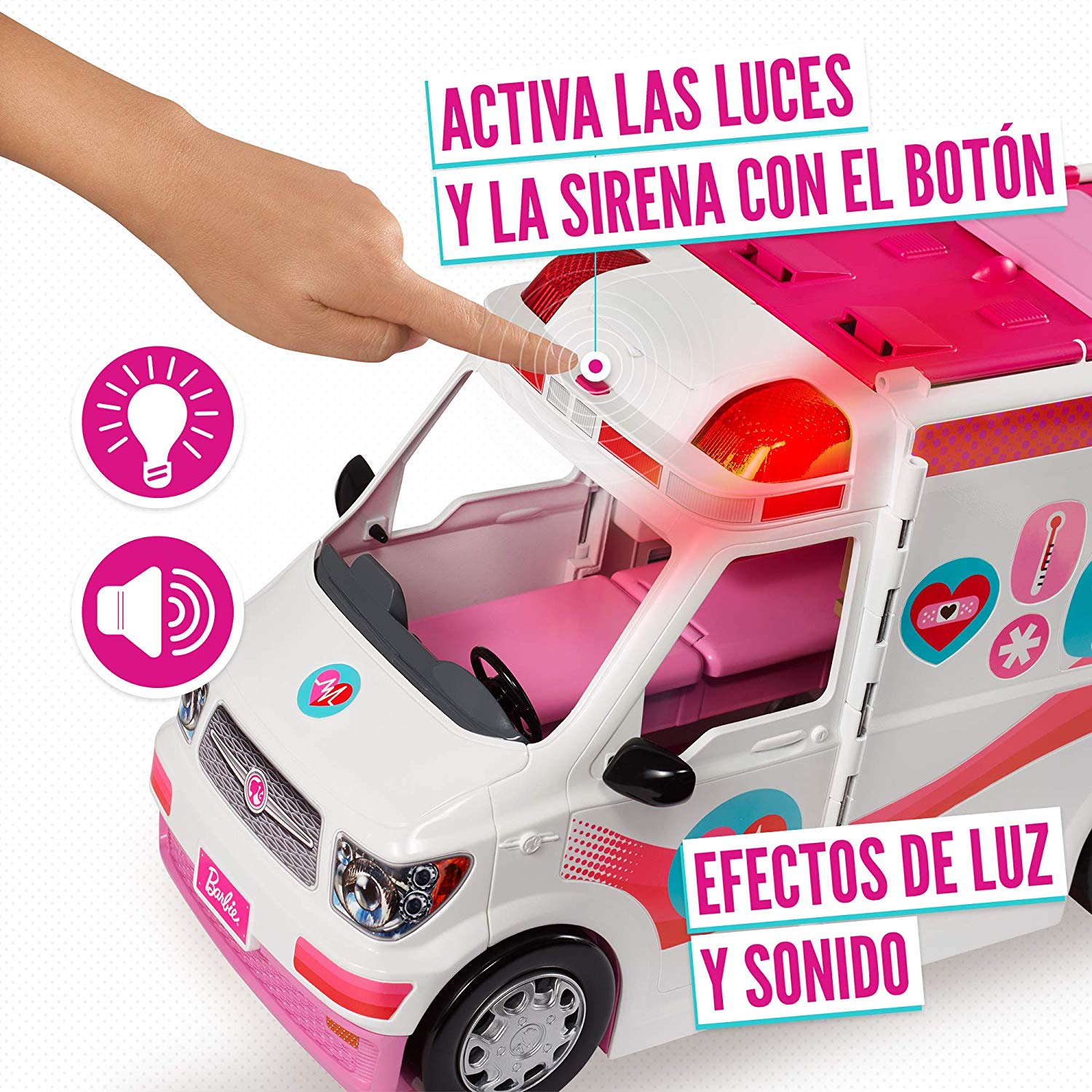 Barbie ambulancia hospital 2 cheap en 1