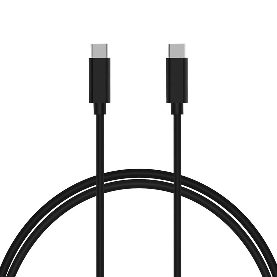 Cabo de Dados / Alimentação USB-C / USB-C para Apple MacBook (1m) (Preto) - Multi4you®