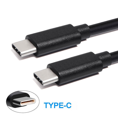 Cabo de Dados / Alimentação USB-C / USB-C para Apple MacBook (1m) (Preto) - Multi4you®