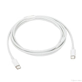 Cabo de Dados / Alimentação USB-C / USB-C para Apple MacBook (1m) (Branco) - Multi4you®