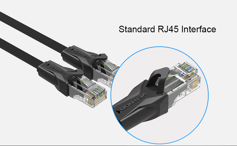 Cabo Vention de Rede RJ45 Ethernet Flat Cat6 (35m)