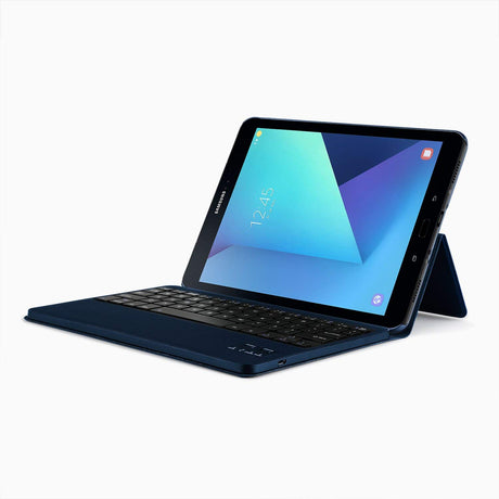 Capa Teclado Bluetooth para Samsung Galaxy Tab S3 SM-T820 / T825 9.7" (Azul)