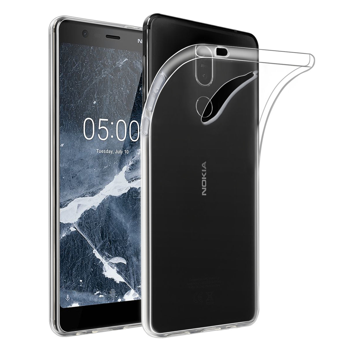 Capa Transparente Gel TPU Silicone para Nokia 5.1 - Multi4you®