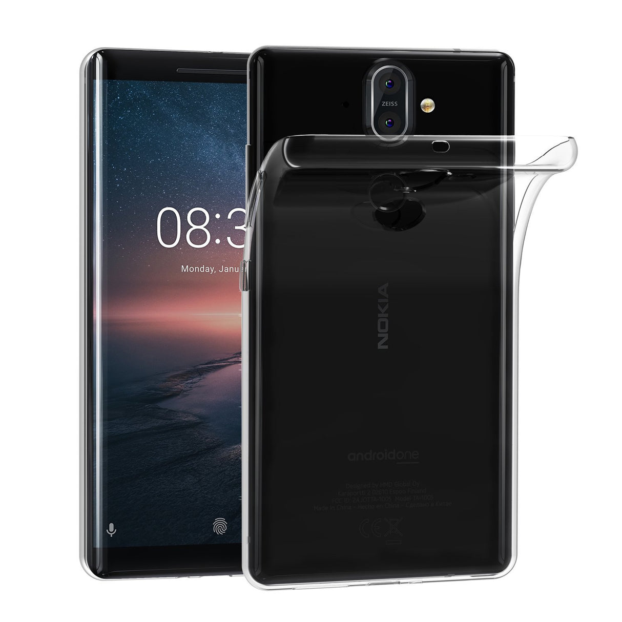 Capa Transparente Gel TPU Silicone para Nokia 8 - Multi4you®