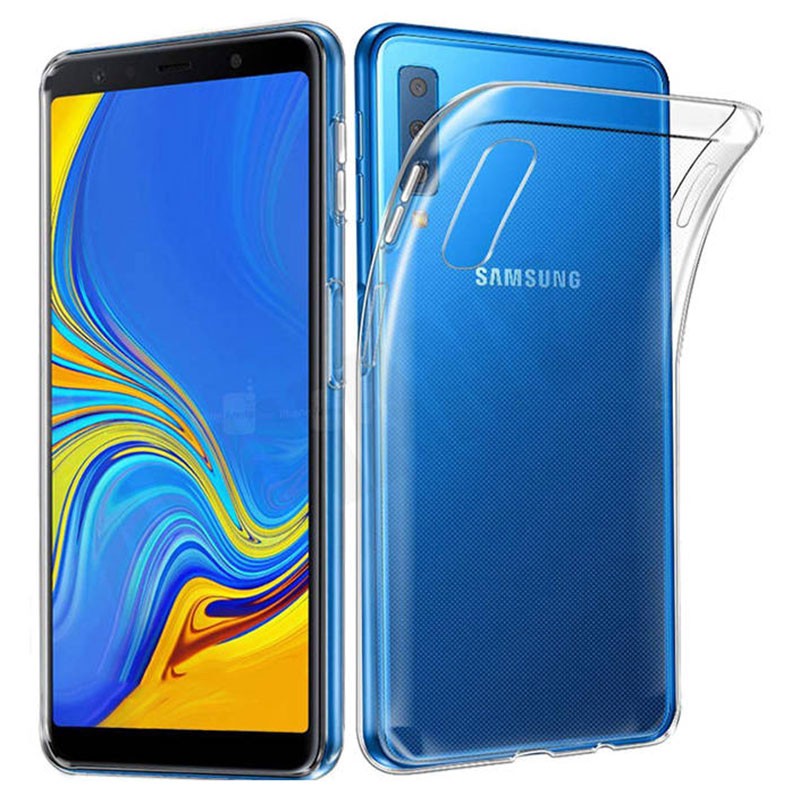 Capa Transparente Gel TPU Silicone para Samsung Galaxy A7 2018 - Multi4you®