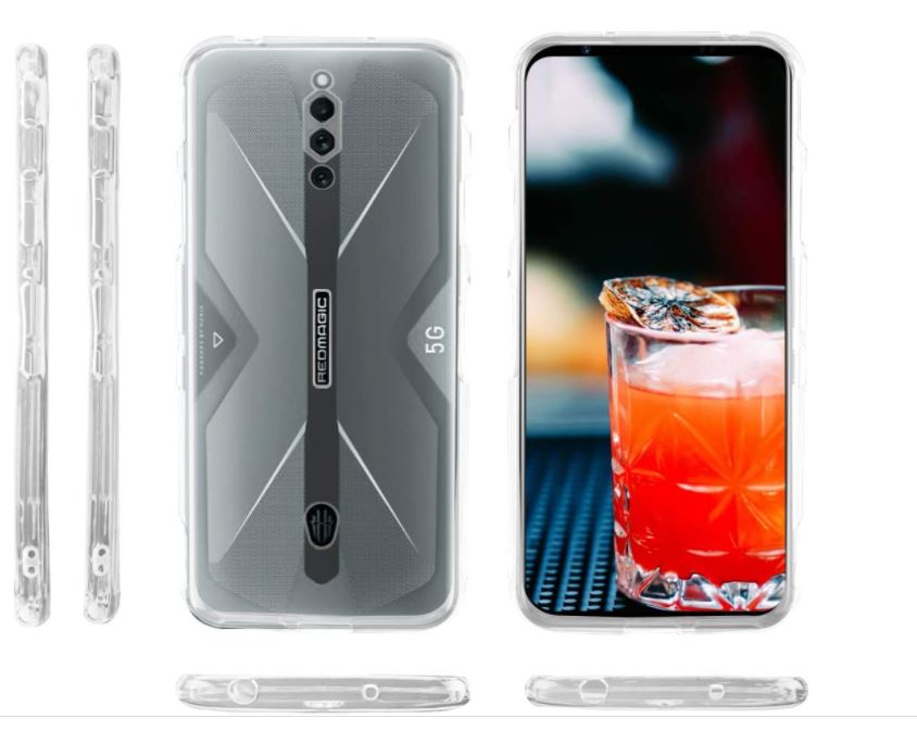 Capa Transparente Gel TPU Silicone para ZTE Nubia Red Magic 5G