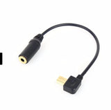 Cabo de Áudio MINI USB para Jack 3.5mm (Preto)