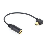 Cabo de Áudio MINI USB para Jack 3.5mm (Preto)