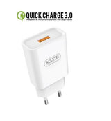 Carregador USB Quick Charge 3.0 18W - Branco