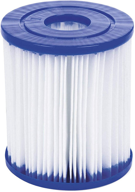 Bestway 58093 - Filtro de água Tipo I Para tratamento de tratamento de cartucho 1.249 litros - tempo branco 8 x 8 x 18 cm